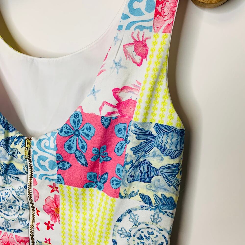 Patchwork Sleeveless Dress - Picture 9 of 11
